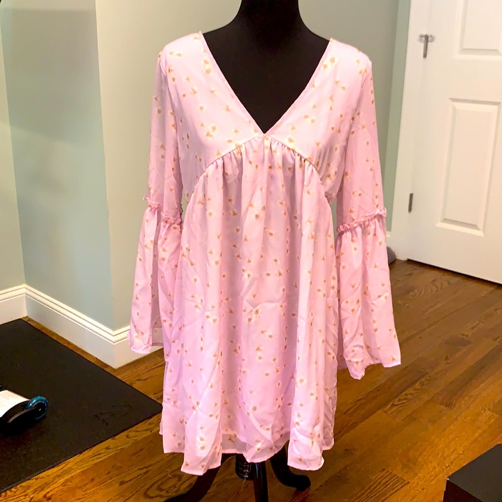 Pink Lily pink floral dress! NWOT